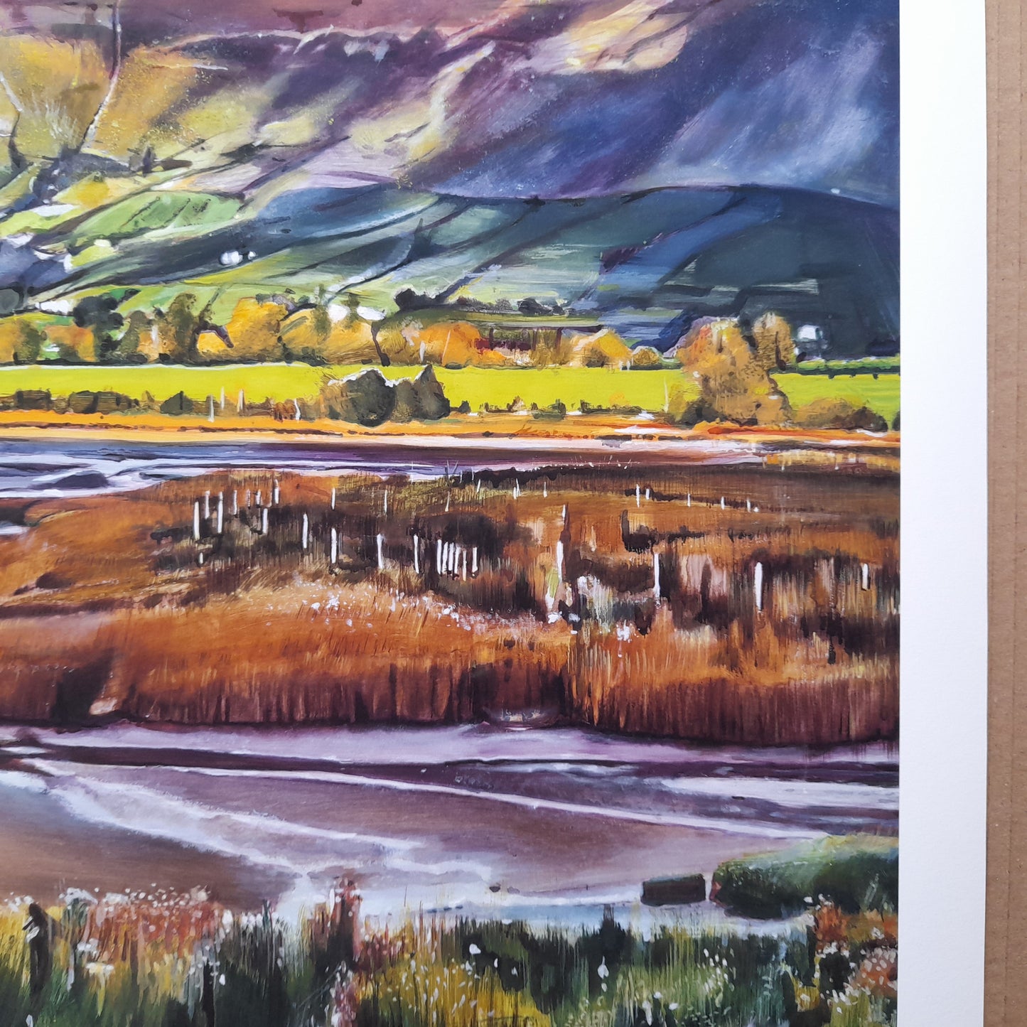 'Benbulben from Kintogher' - Co. Sligo , Ireland . Giclee print.