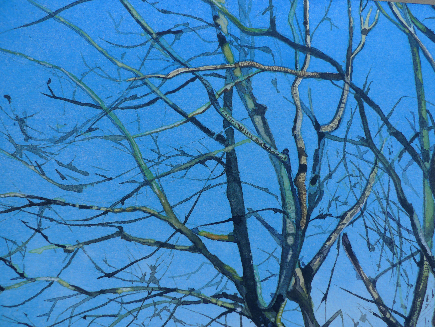 Sun Snow Shadows - Giclee print